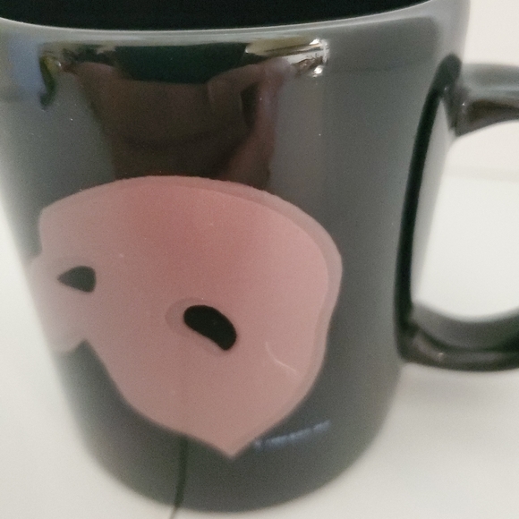 Vintage Phantom of the Opera Black Coffee Mug 1986 - Picture 2 of 11